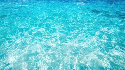 Sparkling Turquoise Ocean Water Texture