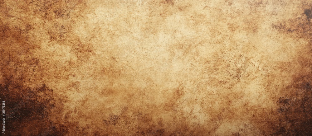 Poster warm brown textured background with a soft canvas appearance showcasing a subtle gradient from darke