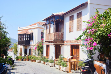 Kas Street, Turkey. The city center.