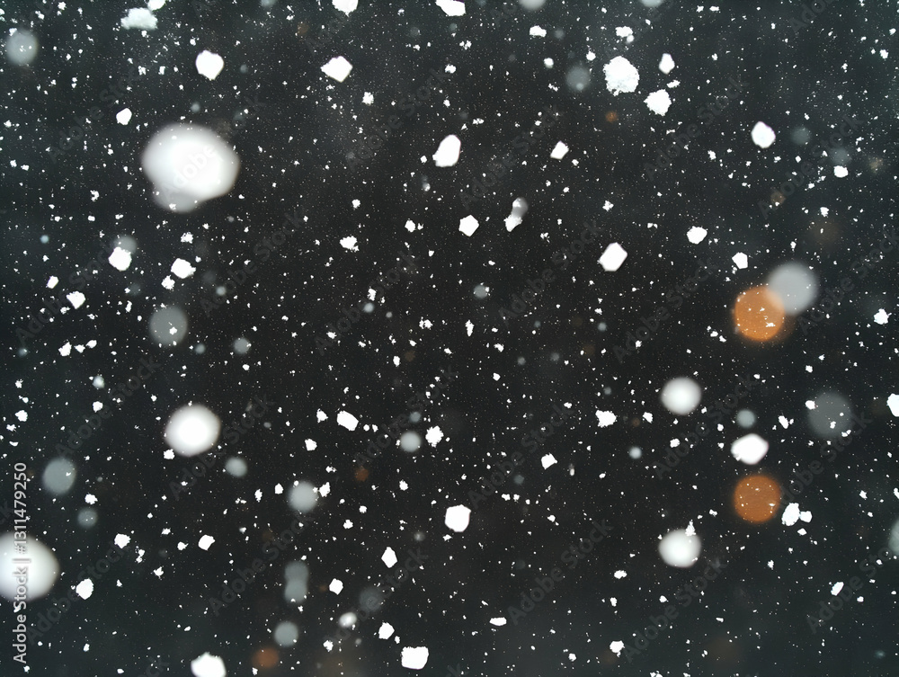 Aufkleber falling snow abstract winter background texture image background for