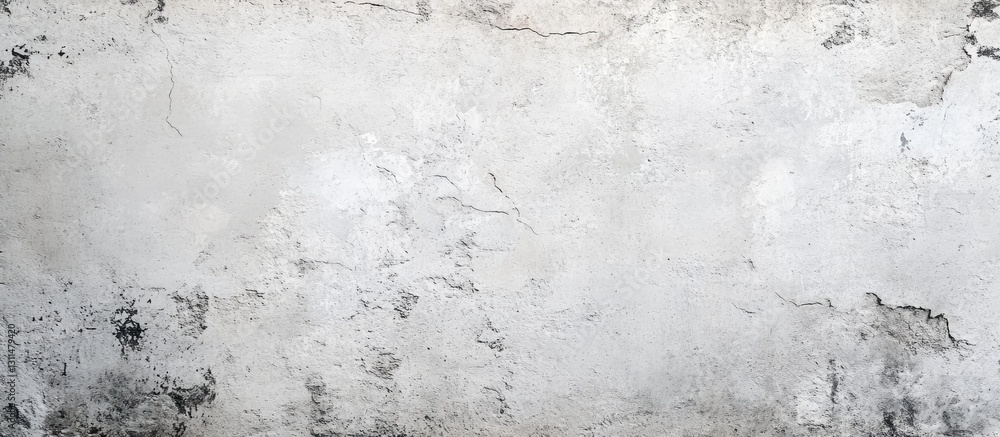 Fototapete Vintage style gray concrete wall texture with cracks and imperfections in a horizontal layout suitable for loft design and copy space available.