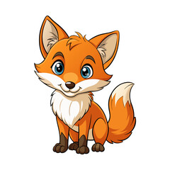 Obraz premium Cute fox
