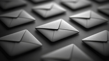 Envelopes Pattern Communication Correspondence Mail Delivery Letters Sending Receiving Postal Service Message Notification Connection Newsletter Business Mailing Concept