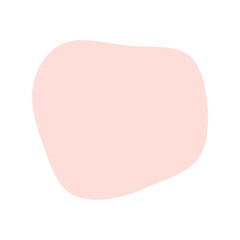 シンプルでおしゃれなピンク色の抽象的な形 - 液体シェイプの背景や装飾の素材 - Blob