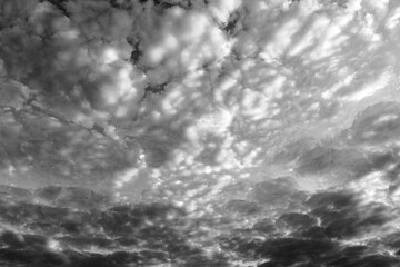 storm clouds over the sea