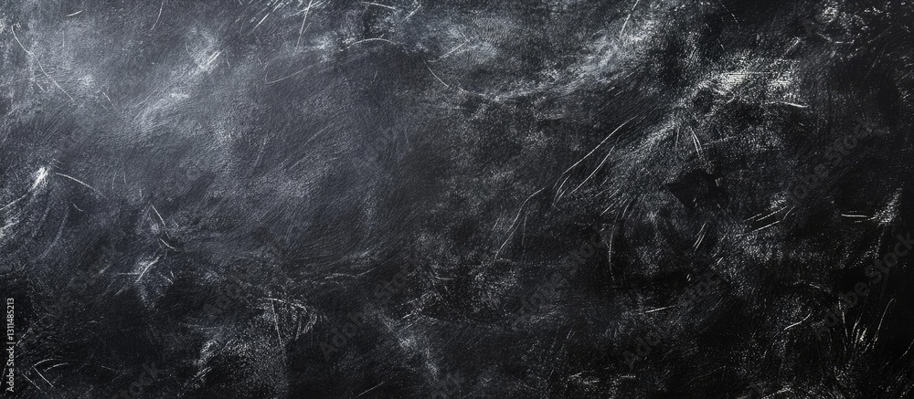 Leinwandbilder textured abstract black background resembling a cleaned chalkboard with subtle white scratches place