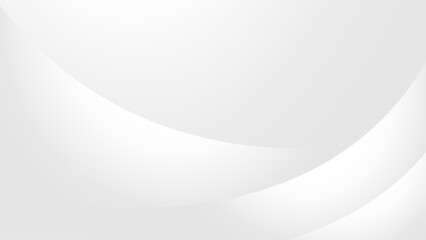 Clean White Abstract Background with Subtle Gradient and Swooping Curved Lines