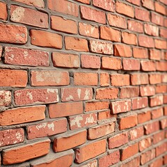 Obraz premium Rustic Brickwork, Summer Colors, Outdoor Decor