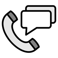 Chat Support Icon Element For Design