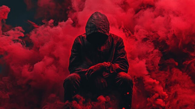 Disclaimer Banner for Video: Text on Red and Black Background