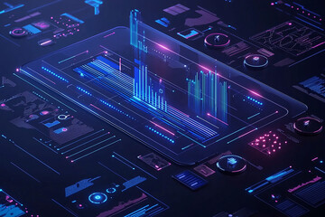 Obraz premium Modern driven investment strategy concept