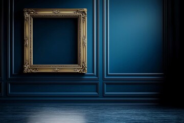 Antique art fair featuring an elegant gallery frame.