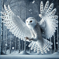 白いフクロウ_2