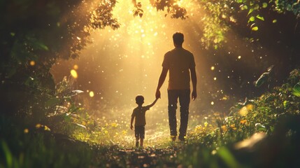 A Heartwarming Journey Through Nature with a Parent and Child