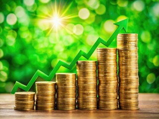 Invest wisely, build wealth.  High-definition photography showcases the potential for Euro coin growth and financial success.