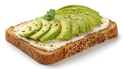 Whole Grain Toast with Creamy Avocado &ndash; Healthy and Delicious