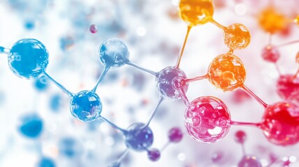 Abstract Science White Background for Professional Projects