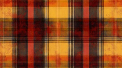 Professional Autumn Tartan Seamless Pattern Background for Versatile Design Projects