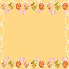 easter, egg, holiday, spring, vector, pattern, eggs, celebration, illustration, set, decoration, design, symbol, flower, season