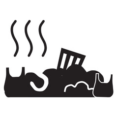 trash pile icon

