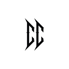 CC monogram logo design letter text name symbol monochrome logotype alphabet character simple logo