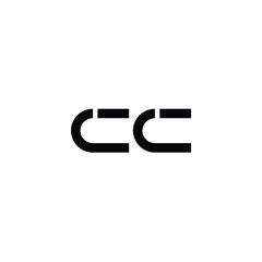 CC monogram logo design letter text name symbol monochrome logotype alphabet character simple logo