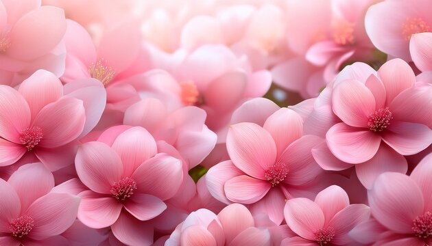 close up of pink hydrangea flower