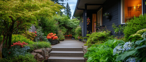 Secure outdoor ramp leading to the entrance of a welcoming home-4
