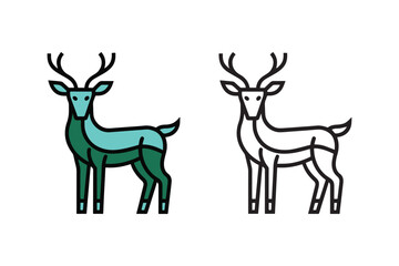 deer vector illustration
