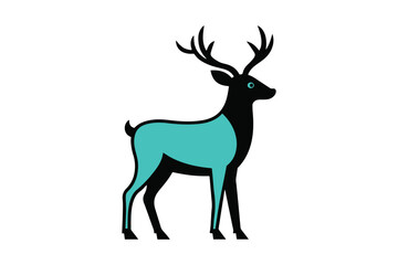 deer silhouette vector