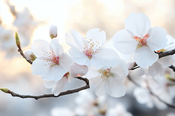 Obraz premium Delicate White Flowers