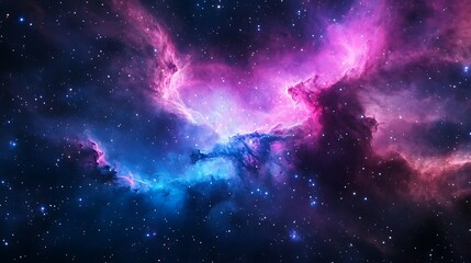 Ethereal Purple Blue Clouds