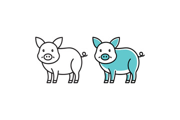 donkey silhouette vector