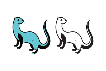 vector illustration of an abstract horse