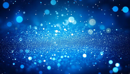 Fototapeta premium 青 キラキラ 背景 幻想的