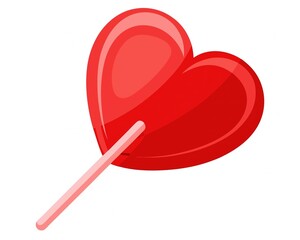 heart shaped lollipop