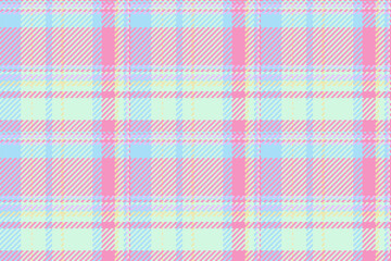 Delicate pastel plaid pattern in soft pink, blue, and yellow hues.  Perfect for textile designs, wrapping paper, backgrounds, or scrapbooking projects.