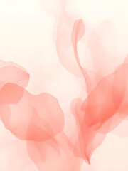 AI-generated soft blush pink and peach watercolor splash background, delicate organic aesthetic