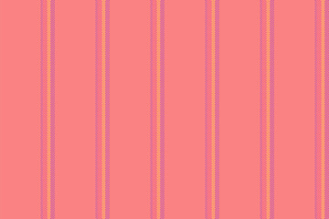 Sample vector textile fabric, school background stripe seamless. Customize lines texture vertical pattern in red and pink colors.