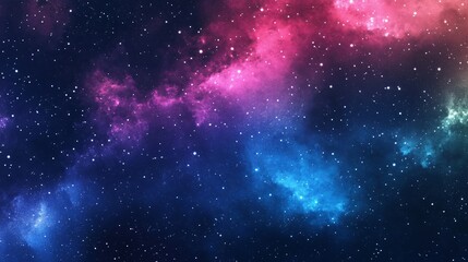 Obraz premium Stunning Vector Watercolor Galaxy Background for Creative Design Projects