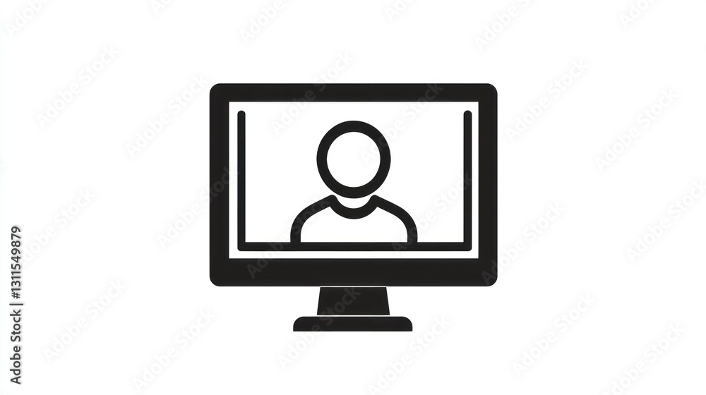Poster computer screen showing user interface