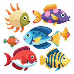 vector illustration of fish