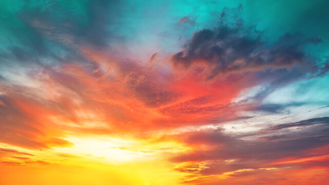 vanilla sky puffy clouds. fluffy blue sky background with tiny clouds for background , Beautiful cloudy tiny on fresh day.