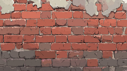 Exposed red brick wall texture background, brick wall texture for interior or exterior design backdrop