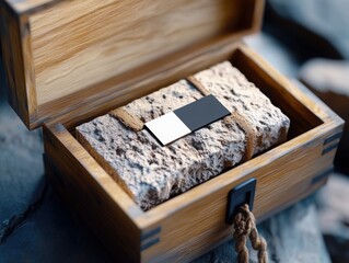 Box with RFID chip for opening only by the owner. 