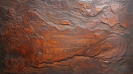 Naklejka premium Abstract Dark Brown and Orange Textured Background