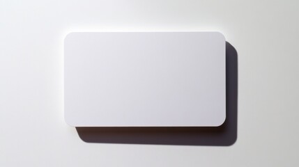 Clean and Crisp Business Card Mockup with Ultra-Clean Edges