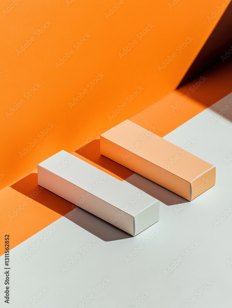 Poster visual rebranding showcasing transformation from dull packaging to vibrant modern design in professi