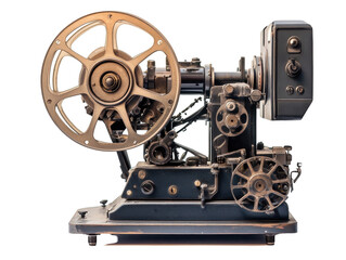 Obraz premium Isolated Vintage Movie Projector