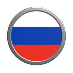 3D Russia Flag icon